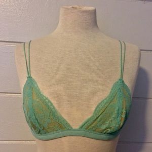 BNWT UO Mint Lace Bralette, Sz. Sm